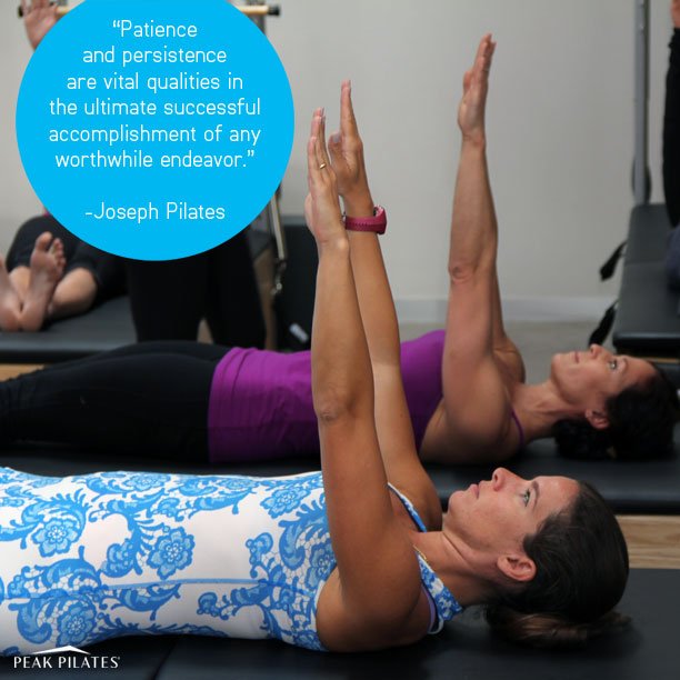 #TechniqueTuesday: #Patience and #persistence are the keys to success in #Pilates and in life. #PeakPilates