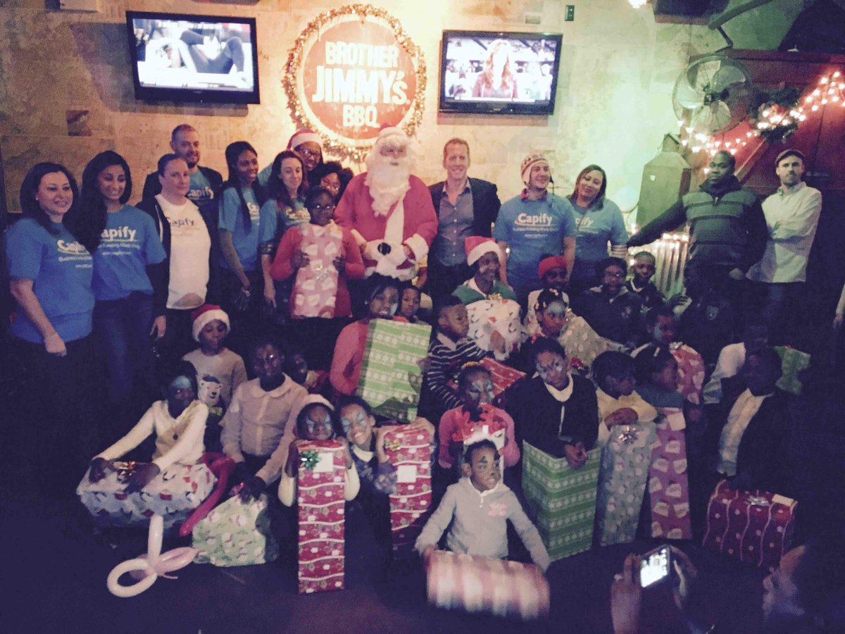 DavidAFrankel's tweet photo. Their smiles made it all worth it! Thx again @BrotherJimmys for helping make the 1st #CapifyCares event a success! https://t.co/YfJivlaBuS