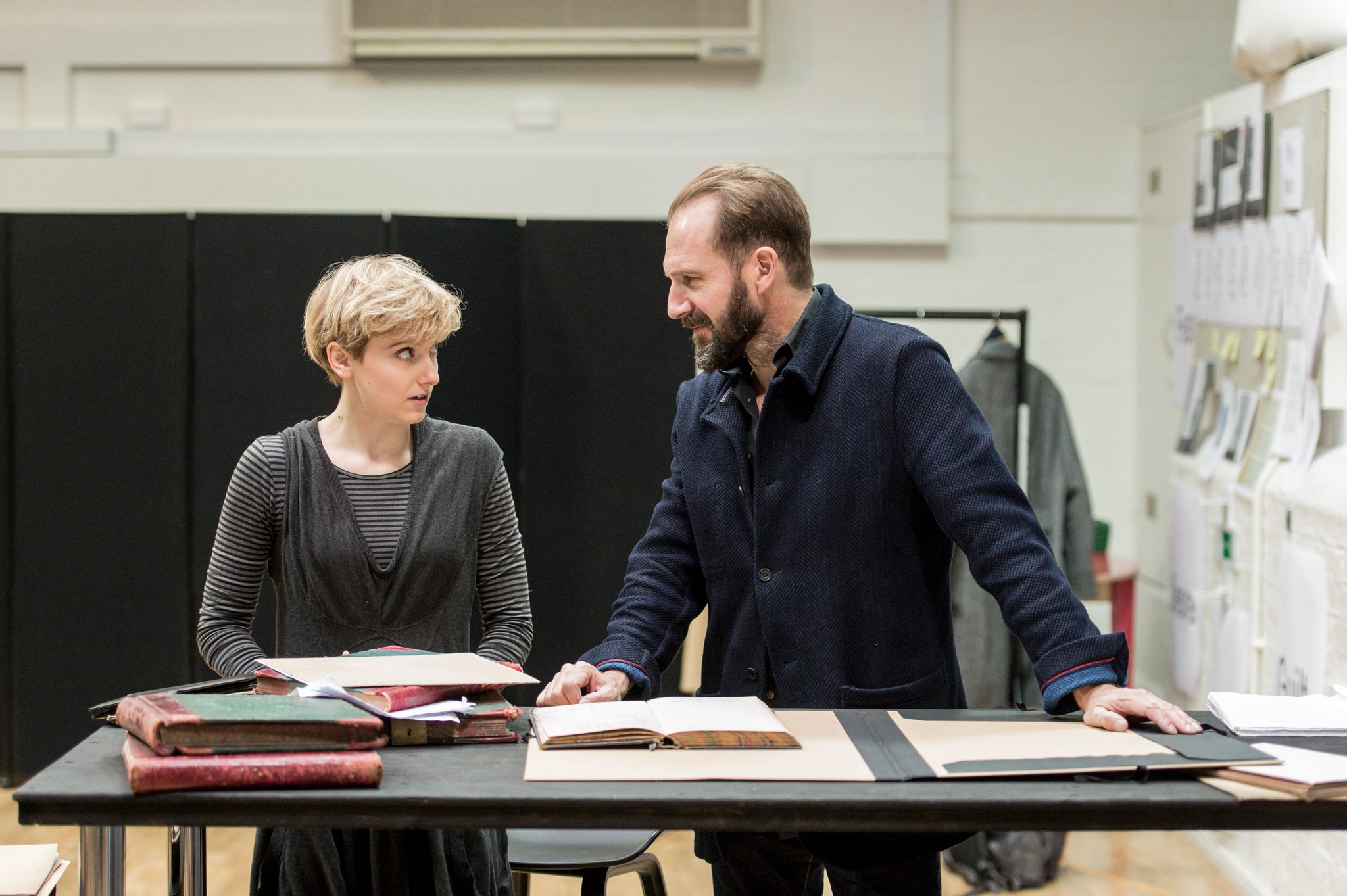 Happy Birthday to Ralph Fiennes! To celebrate: some shots of The Master Builder rehearsals  