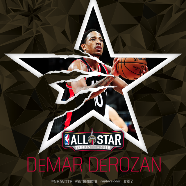Instructions on how to #NBAVote for DeMar DeRozan...1) Press Retweet 2) Congrats you voted.