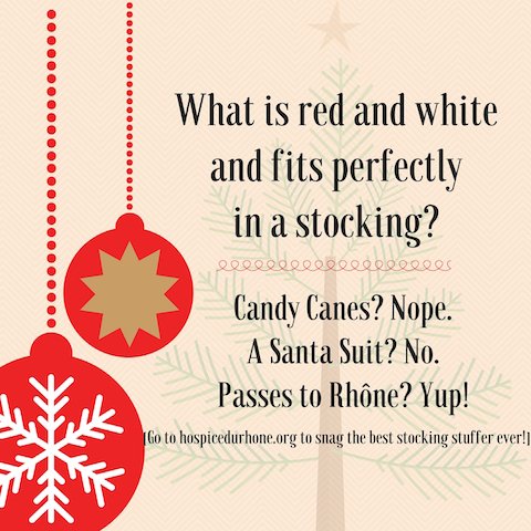 Be sure to snag the Rhoneliest stocking stuffer, EVER, for that special someone! #hdr201