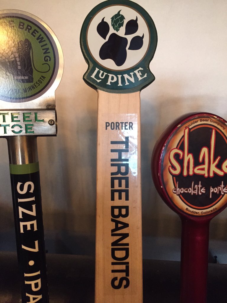 IronTapMN's tweet photo. If you like coffee your going to love this! @LupineBrewing three bandits coffee Porter now on! https://t.co/kXu13LolSn