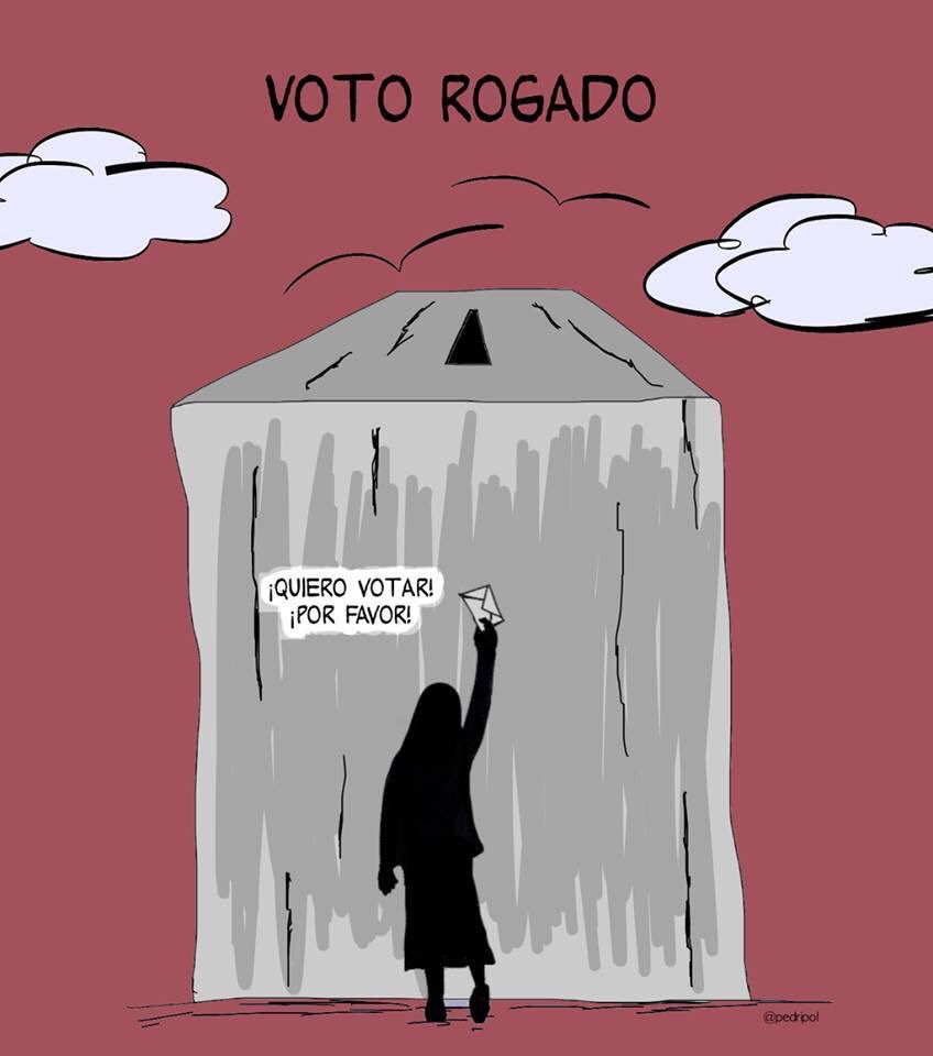 PodemosGB's tweet photo. Incidencias en consulados: urnas colocadas fuera de la vista del ciudadano y/o tras la ventanilla.#VotarParaVolver https://t.co/rCt4Fj9jKN