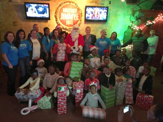Capify_US's tweet photo. #CapifyCares was a success! Special thanks to the students and volunteers of PS3 and @BrotherJimmys for hosting us! https://t.co/HQopSoE44M