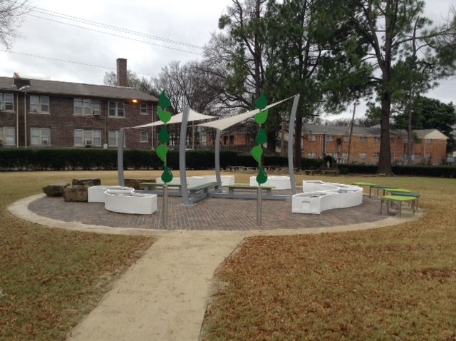 biggreen's tweet photo. YAY for this shiny, new Memphis #LearningGarden! Just in time for the holidays! #learninggardenmem @Bishop_Steib https://t.co/tC0UtqeozL