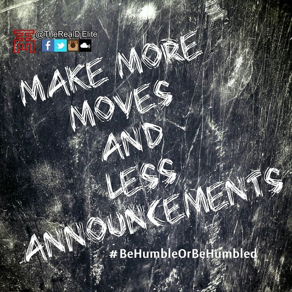 theREALdjELITE's tweet image. #Success is when the world announces it for you. #BeHumbleOrBeHumbled 😉 ift.tt/1U2M3vp