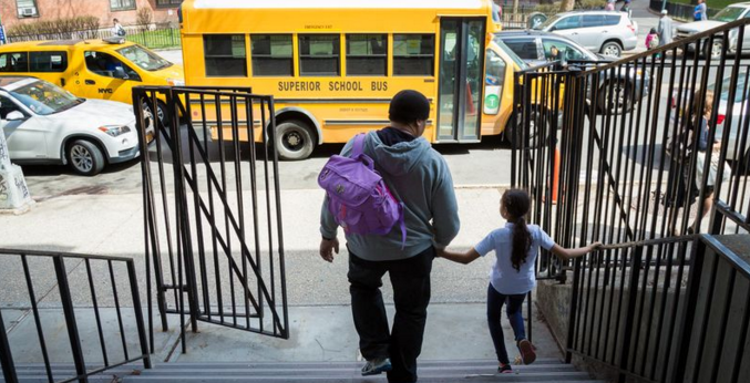 WNYC's tweet photo. Investigation finds NYC schools inaccessible to children with disabilities: https://t.co/fz1zZ5t6jK via @SchoolBook https://t.co/jXA7GJYTYu