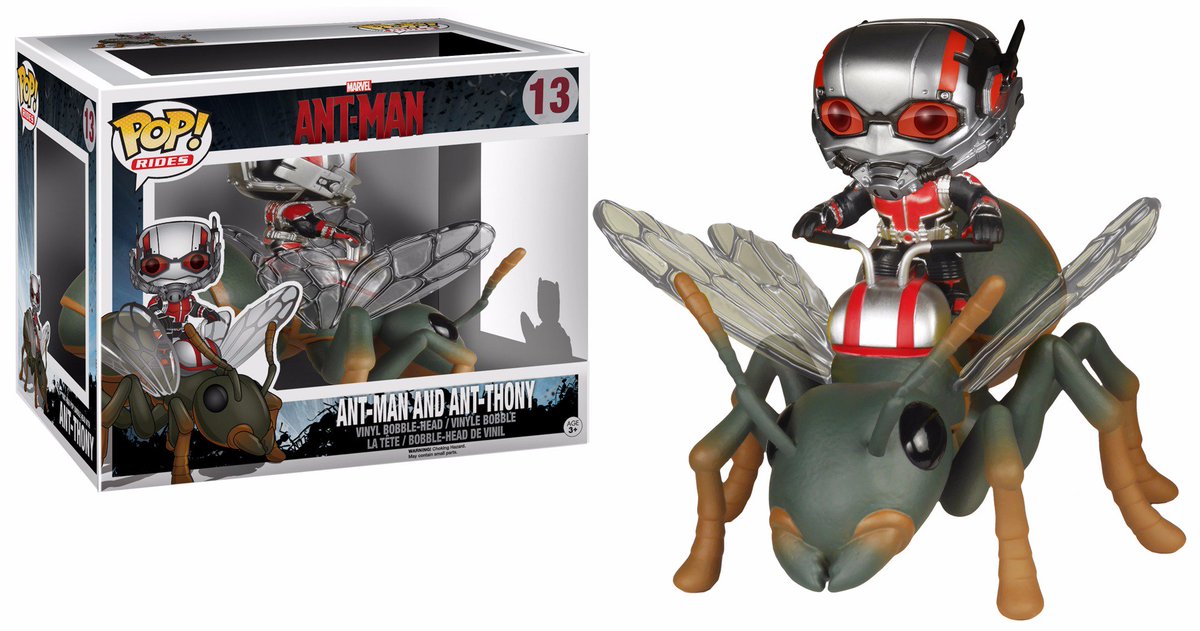RT &amp; follow <a href="/CollectorCorps/">CollectorCorps</a> for a chance to win this Ant-Man &amp; Ant-thony Pop! Ride!