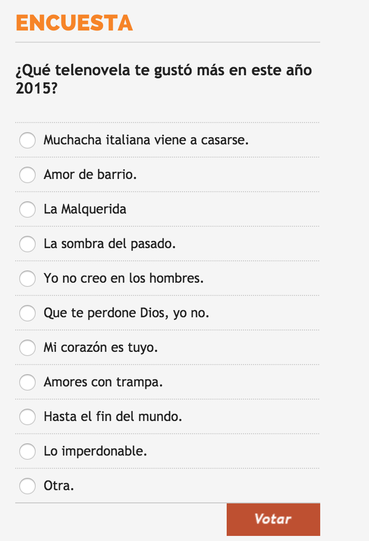 TelevisaTVmx's tweet photo. ¡Entra a https://t.co/zyHJSv0hB2 y vota por tu telenovela preferida del 2015! @Renotni @LiviaBritoP @anabrendac https://t.co/giyBocFXXP