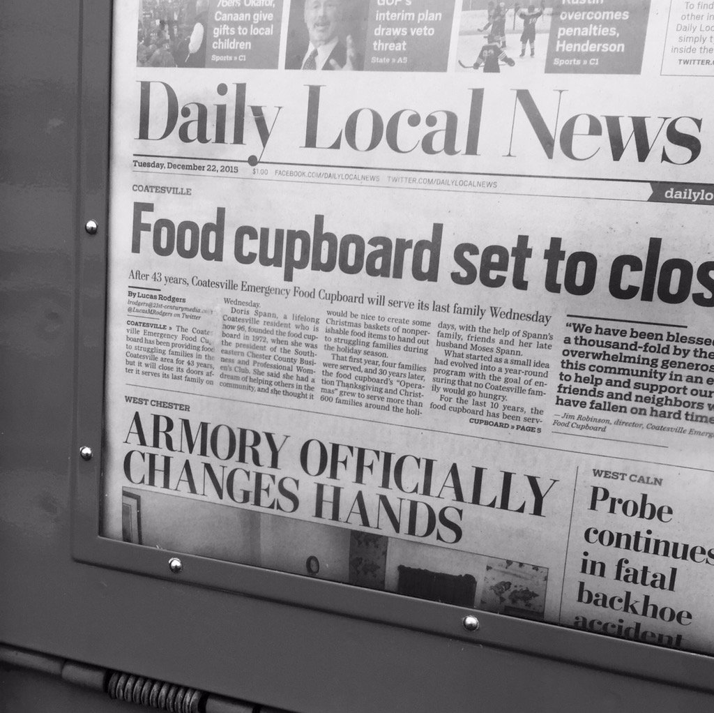 TheRhetPurp's tweet photo. Front page news for @uptownwc! #westchesterpa #arts #indiefilm https://t.co/njAbdChZNl