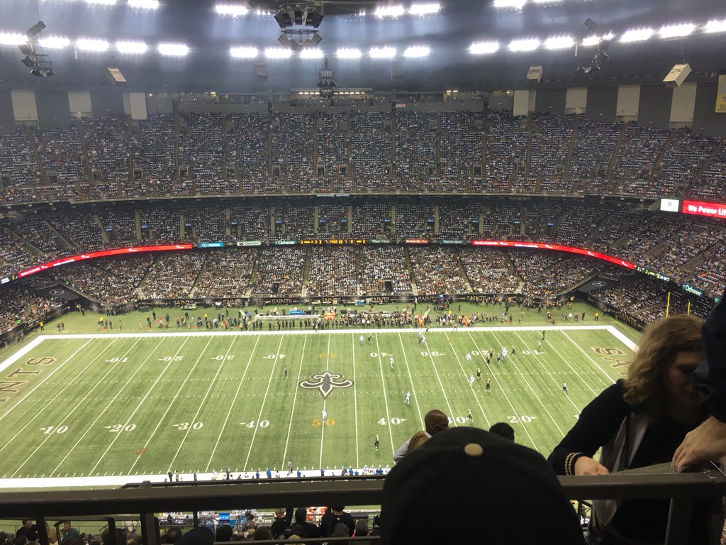 laurenschichl's tweet photo. Such a fun time in Nola. Bourbon St and Lions win. 😜 Bye New Orleans, until next time✌🏼️ #NOLA #lionswin https://t.co/naRiU0HzR7
