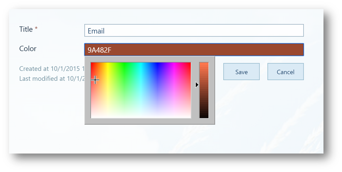 SharePointWendy's tweet image. Add a color picker to your SharePoint list using JSLink wne.al/1NJtHM1 #sharepoint #jslink #jscolor #javas…