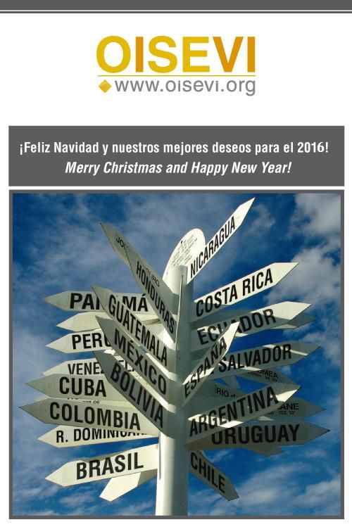 ¡Felicidades! Que el nuevo año nos encuentre trabajando juntos por #MásSeguridadVial #OISEVI #MoreRoadSafety