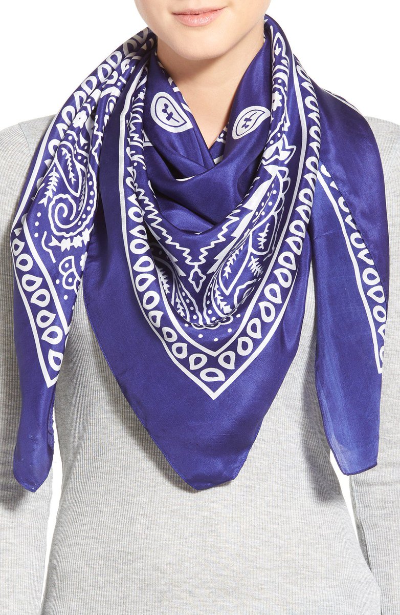 NewInClothing's tweet photo. New @ #Nordstrom from #LullaCollectionByBindya Lulla Collection by Bindya 'Bandana' Silk Scarf undefined https://t.co/shyiggoiRC