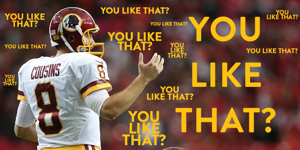 .@Redskins QB <a href="/KirkCousins8/">Kirk Cousins</a> has filed a trademark: on.nfl.com/1V3KRJc