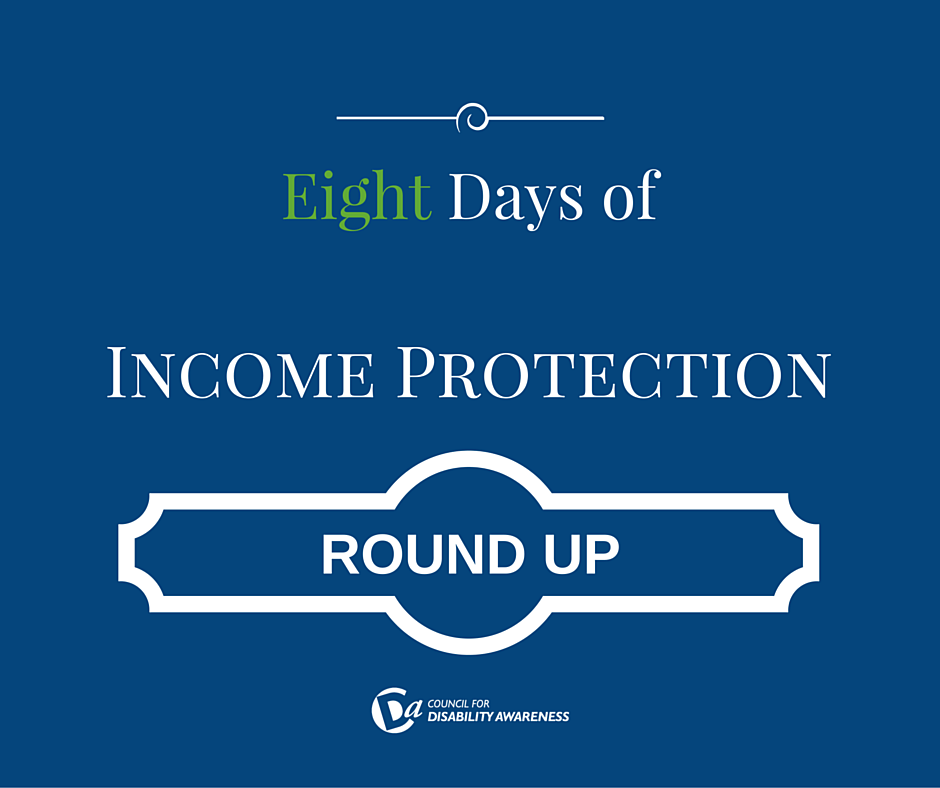 IncomeDefender's tweet image. Eight Days of Income Protection Series Round Up bit.ly/1RD3vc1