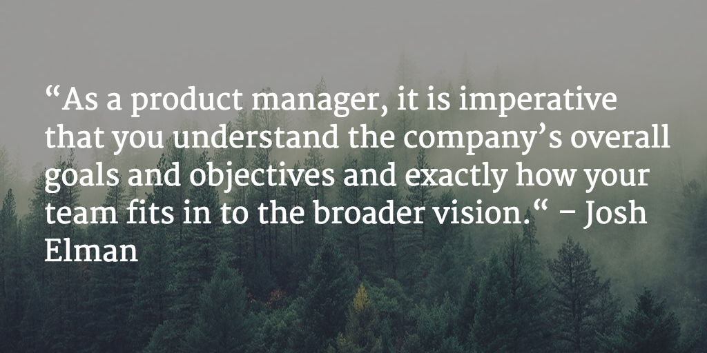 ProductPlan's tweet photo. Josh Elman on Product Management and building company alignment.
#CommunicateVision
#CommunicateStrategy https://t.co/L7KgSwRO1G