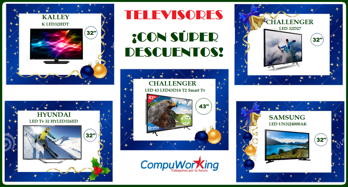 CompuWorkingSAS's tweet photo. Conoce y aprovecha los #SúperDescuentos  en #televisores, que tenemos para ti en: https://t.co/kM0LGW1fYC https://t.co/xCu8BLY1ie