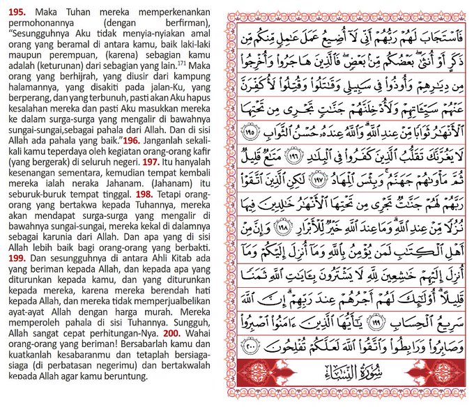 Khasiat Surat At Taubah Ayat 31