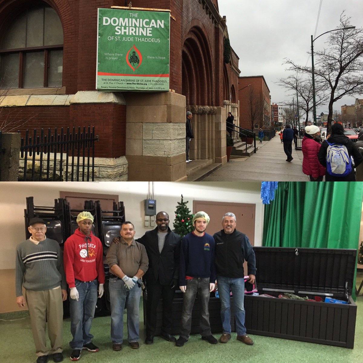 MyStorageSuite's tweet photo. Spreading Christmas Joy @ Dominican Shrine of St. Jude! https://t.co/7gsjUtPKm0