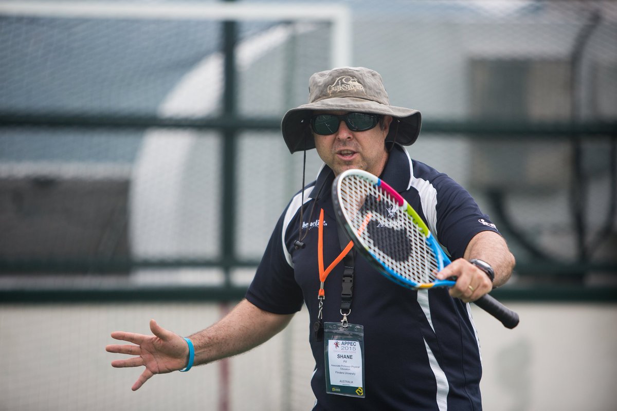 TennisAustralia's tweet photo. Great work @pilly66 and @drmitch_Hewitt bringing our tennis for schools program to @appecasia in Hong Kong #appec15. https://t.co/MjVQibyTgb