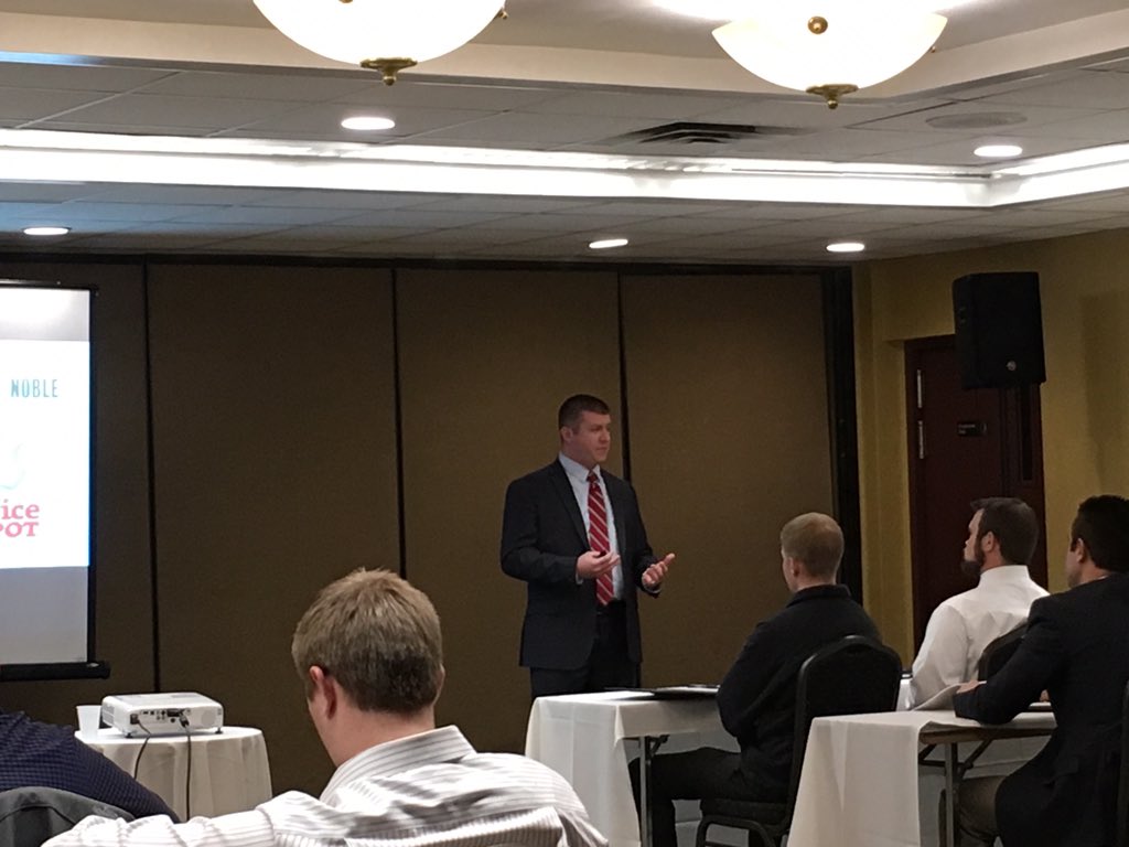 vogeld's tweet photo. @TylerGiese013 sharing the plan in @LTDIndianapolis .  WOW, he's tearing it up!! https://t.co/n7ZOe7wjKu