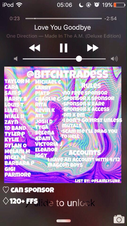 bitchtradess's tweet photo. Updated Solo dm list 

Tweet me offers x

Thank you @Plainlyluke for the list 💕

Harry Lana Cara rare sponsor teach https://t.co/RjXJoHUx0O