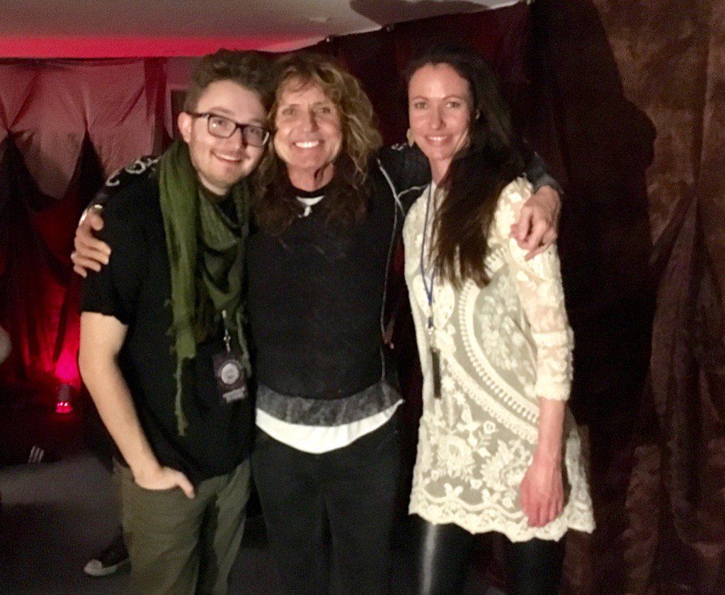 My Beloved Children, Jasper & Jessica in my London dressing room...Proud  Dad...:)