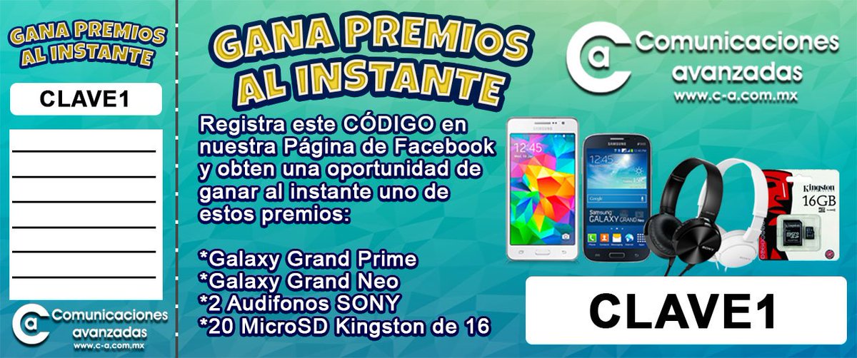 ComAvanzadas's tweet image. Seguimos teniendo Ganadores, hoy entregaremos el Galaxy Core2 Cada compra es una oportunidad de Ganar,pide tu boleto