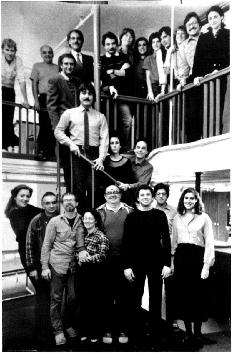 GiraldiMedia's tweet photo. Happy Holiday’s!! … #Giraldi circa 1980’s….. a lot of #mustaches. https://t.co/l6VLTBBuDr