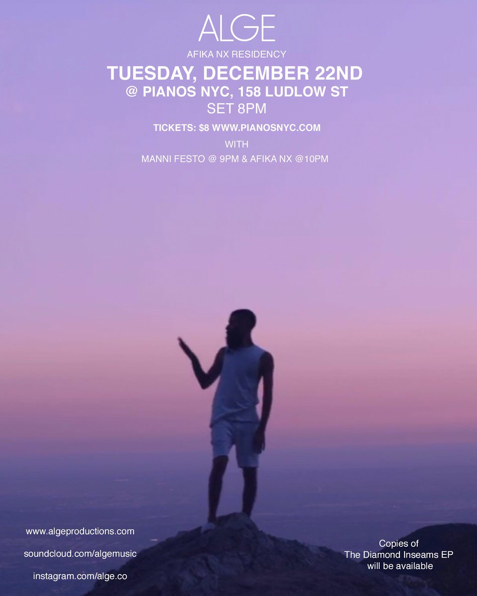 nosunobu's tweet photo. Headed to this gig now! @AlgeMusic Birthday/Record Release show. @PianosNYC https://t.co/F8Y5YZyI1b