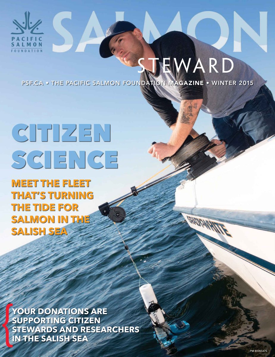PSF's tweet photo. Have you read our new #Salmon Steward? Turning citizens into scientists: https://t.co/3bMWavYvjU https://t.co/JCDhCLm836