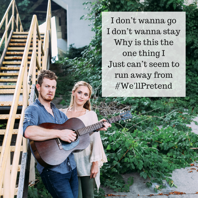 therunningroots's tweet photo. Lyric sneak peak of "We'll Pretend."Acoustic video clip coming Thursday.  https://t.co/1sq1G5lTsn #NewMusic #Country https://t.co/afLRn2TXO3