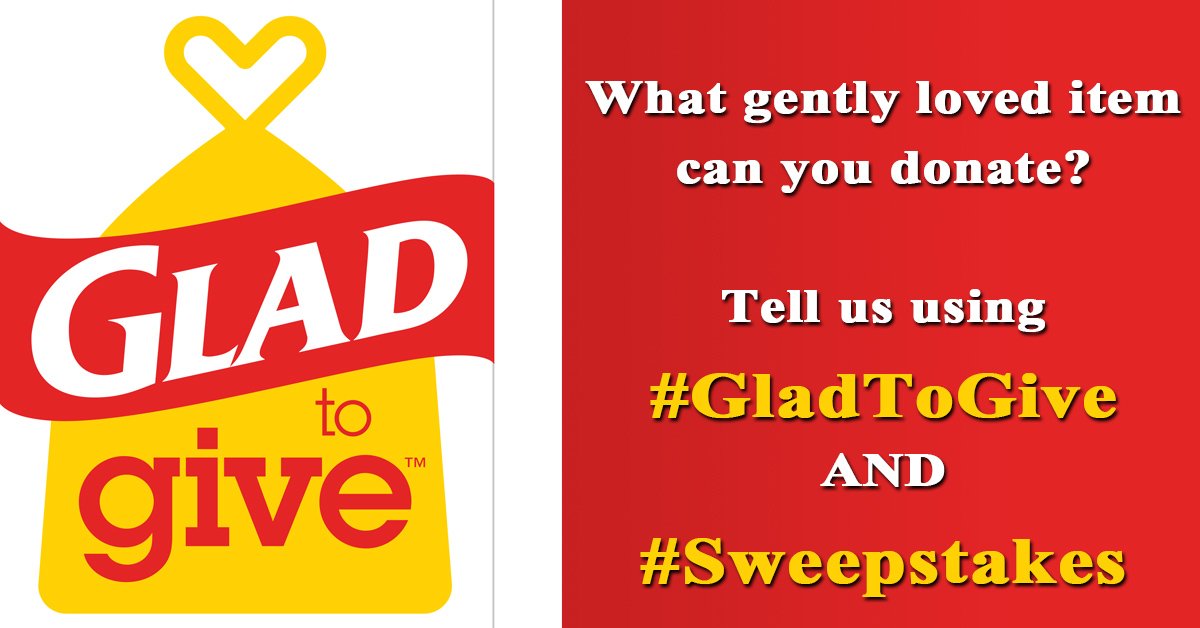 Bengals's tweet image. Tweet what you are #GladToGive &amp;amp; enter to win a @getglad bag w/ Bengals game worn items! getglad.co/G2Gor