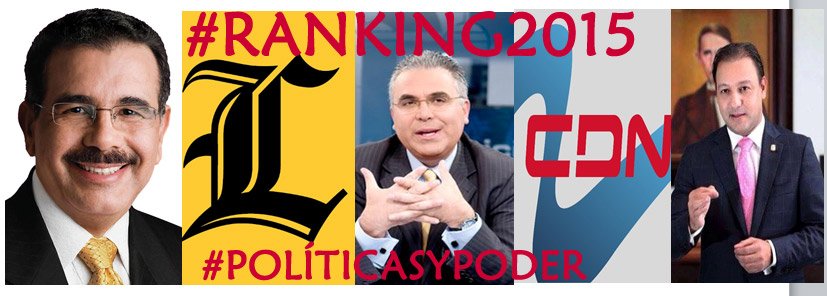 PoderyCiudad's tweet photo. .@DaniloMedina, @listindiario, @rcavada, @CDN37 y @AbelMartinezD encabezan #Ranking2015. ► https://t.co/aCgVqfJRuV https://t.co/eMLYsTA0AY