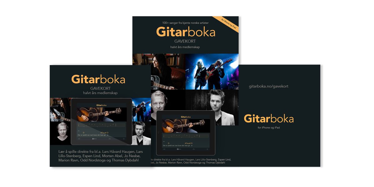 Mer en 20 av norges fremste artister viser deg mer enn 130 sanger. gitarboka.no/gavekort #Gitarboka