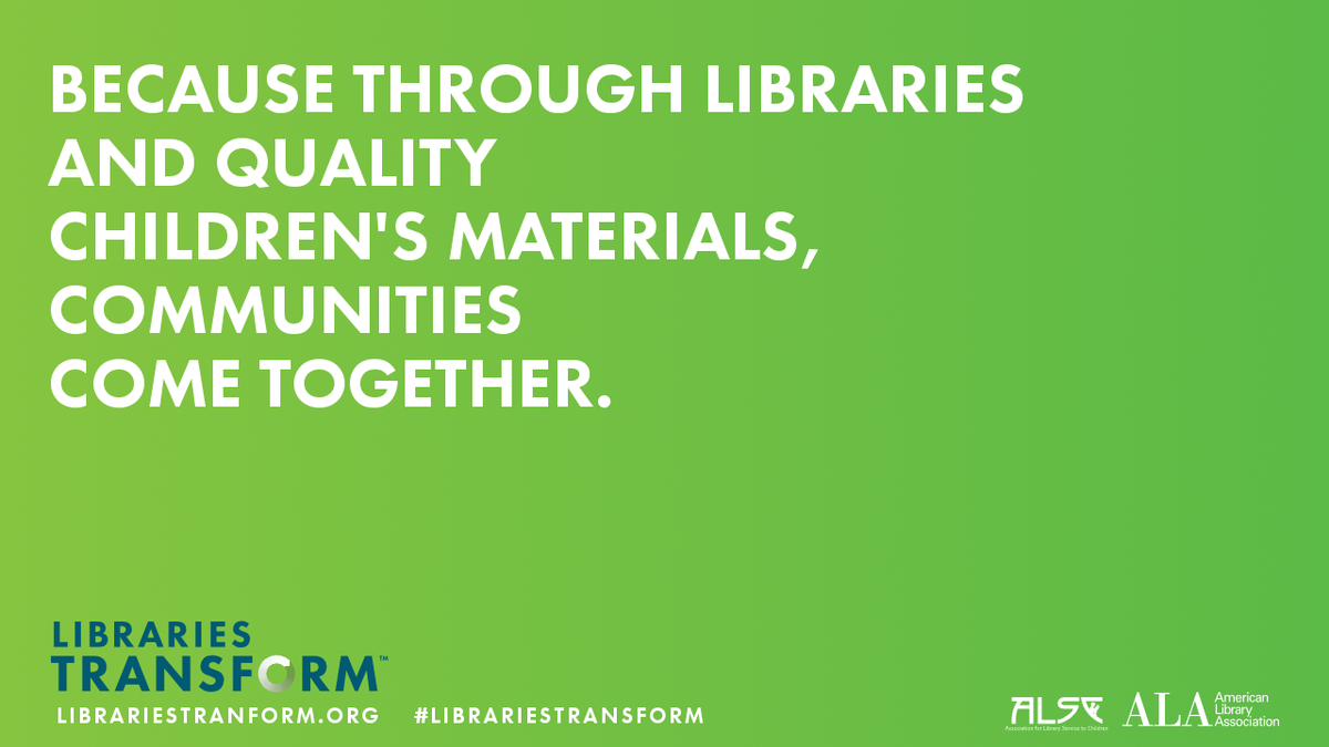 wearealsc's tweet photo. Libraries &amp; quality materials matter to communities! #mediamentors #librariestransform https://t.co/DU4miYi2bK https://t.co/BKnoty06OS