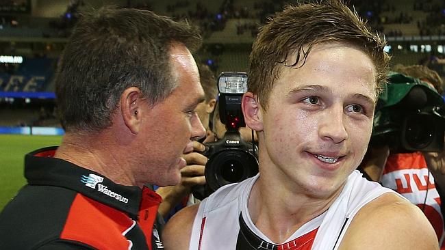 Seb Ross and Jack Billings barometers for <a href="/stkildafc/">St Kilda FC</a> and its best 22 in 2016.
MORE: bit.ly/1QFTkDP