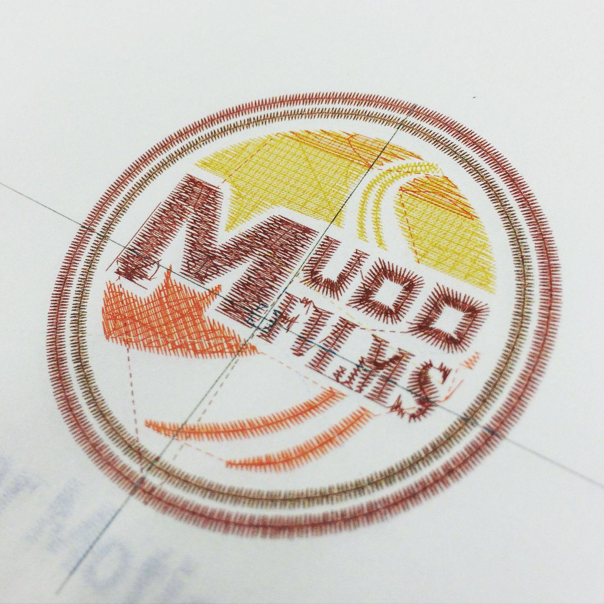 logoups's tweet photo. Exciting moment when you see a logo go from paper to apparel. #muddfilms your order will be heading your way soon https://t.co/0JuZyPrIq8