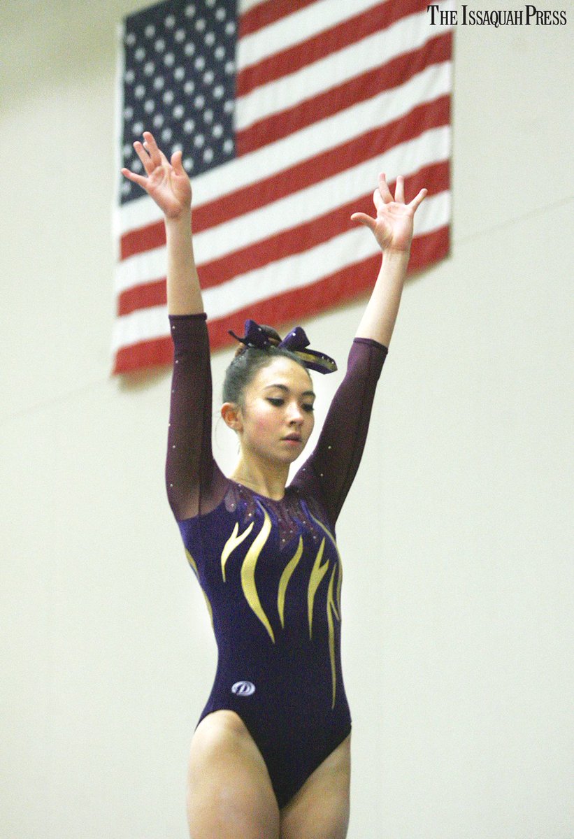 #Issaquah finishes second in KingCo gymnastics meet: buff.ly/1IoqtAS <a href="/IssaquahSports/">Issaquah Sports</a> #IssPreps