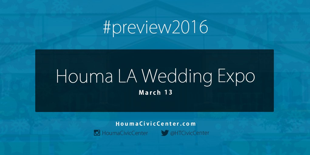 HoumaEvents's tweet image. #SAVETHEDATE: Houma Louisiana Wedding Expo, March 13
bit.ly/HoumaCCEvents #preview2016 #Houma #events