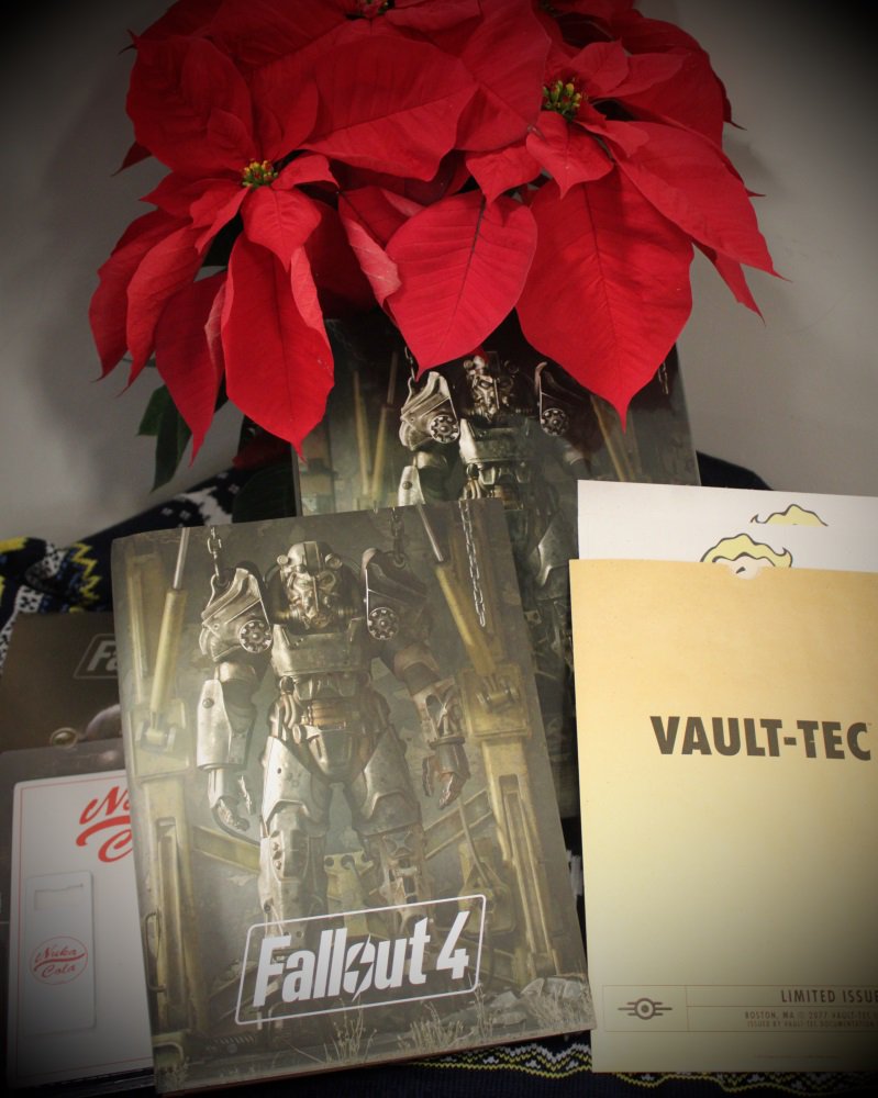 Fallout's tweet photo. The fanciest book as far as guides are concerned. RT so the Commonwealth can quickly be learned! #12DaysofFallout https://t.co/LrzhvLCAnn