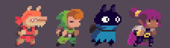 tomtominc1's tweet photo. And the starting lineup is set... @mousefountain @matwekpixel #potsandpotions #gamedev #indiedev #indiegames #gaming https://t.co/duzw15wViv