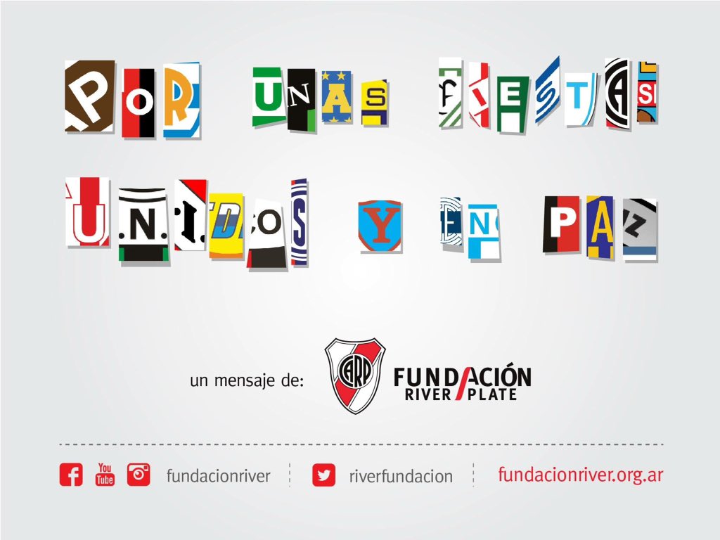 FundacionRiver's tweet photo. #FelicesFiestas #FundacionRiver @CARPoficial https://t.co/2fetQKlVYt