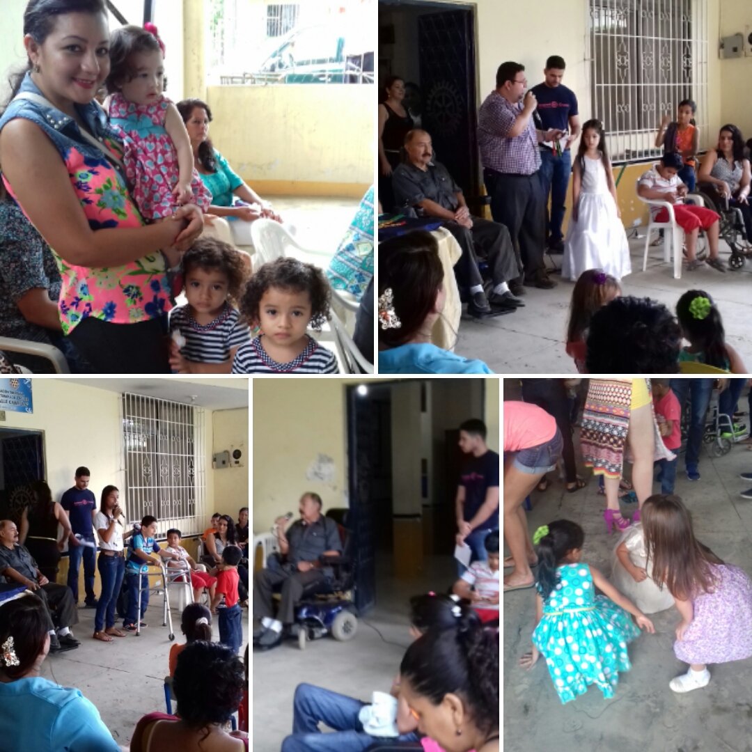 RotaractChone's tweet image. Centro d Estimulación temprana,síndrome d down y terapia de lenguaje "Dr.EliécerValleCarrera"
#Rotary #RotaractChone