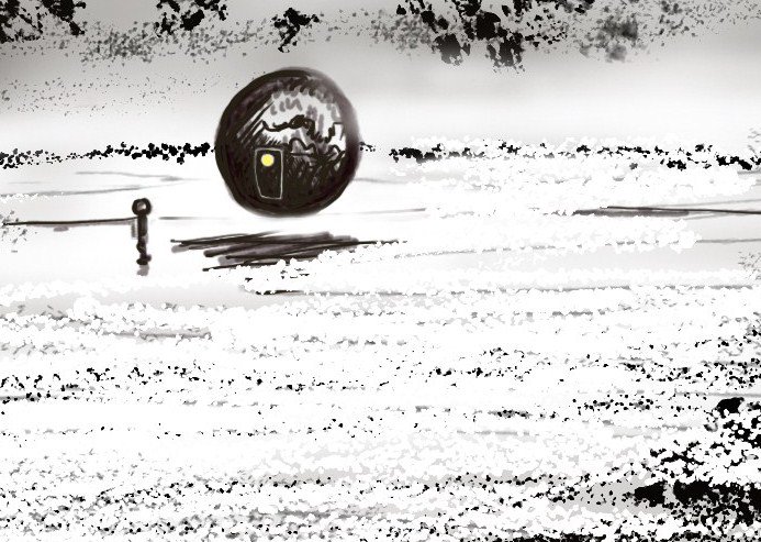 IanDurneen's tweet photo. 'It better not be me, again.' #aVisitor #illustration #scifi #paradox #again #havent_I_seen_you_somewhere_before https://t.co/0sZRDIvocX