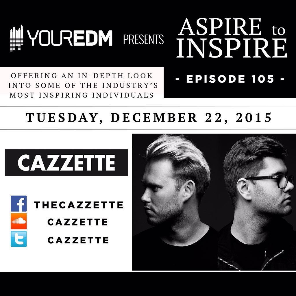 YourEDM's tweet photo. .@CAZZETTE discuss producing music that makes them happy &amp; overcoming an "identity crisis" https://t.co/d0X9kN0gIU https://t.co/PyYk4bYRc4