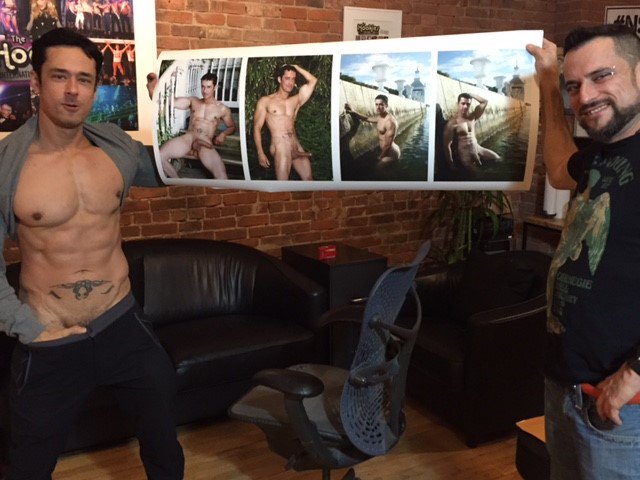 Pornstar <a href="/RAFAELALENCAR/">Rafael Alencar</a> will be signing collectible prints @ RB office Wed. 4-7 pm. Info: bit.ly/1OmjHxR