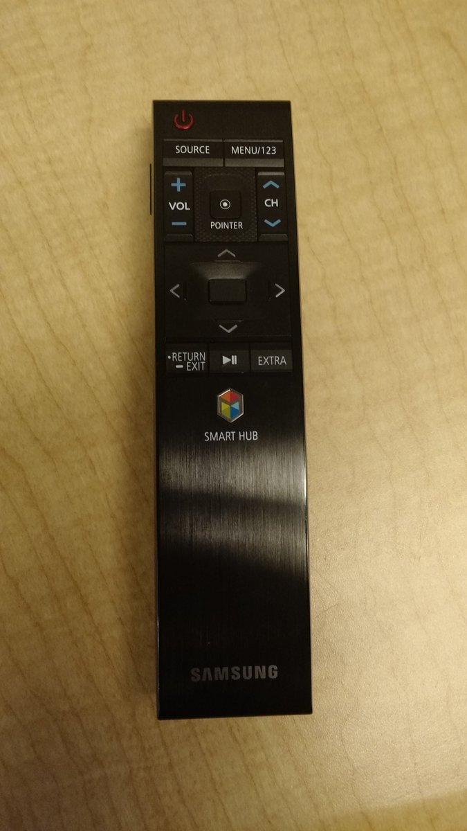 hyunwooUX's tweet photo. Couldn't figure out how to open apps on TV. Had to actually Google it. The button = logo #UXDESIGN #affordance #fail https://t.co/BIqZJZ5325