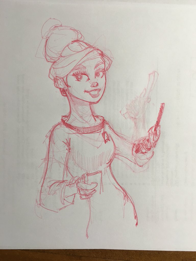 Doodlebags's tweet photo. #startrek original series #yoeman #sketch #drawing #illustration #doodlebags #doodle #nashville https://t.co/gZart9lCZ0